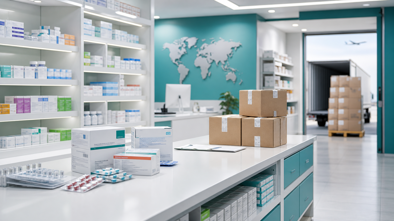 Angel Pharmaceutical pharmacy and medicine export facility